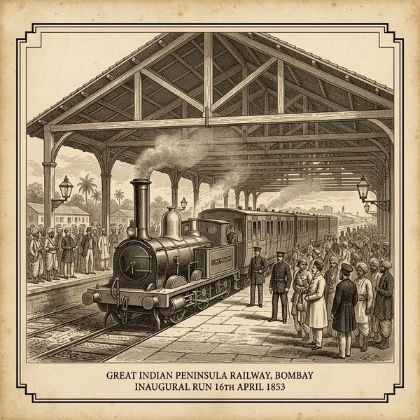 GIPR Inaugural Run, Bombay (EST. 1853)