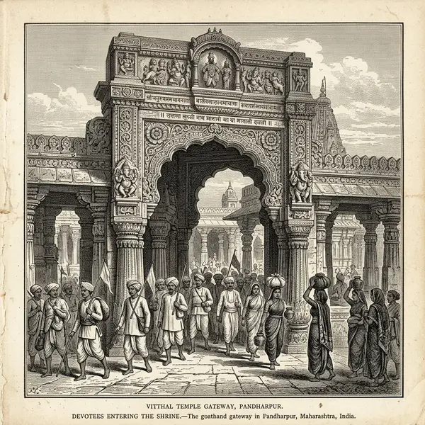 Vitthal Temple Entrance, Pandharpur