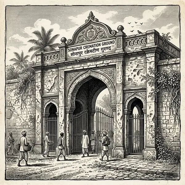 Sonapur Cremation Ground Gate