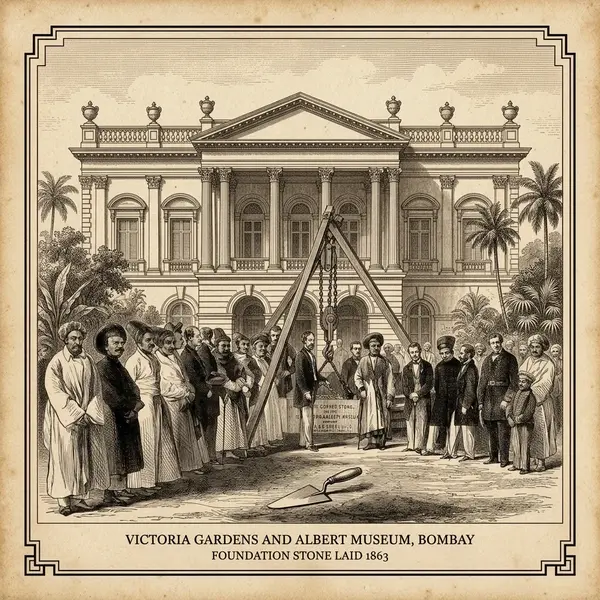 Victoria Gardens And Museum, Bombay (EST. 1857)